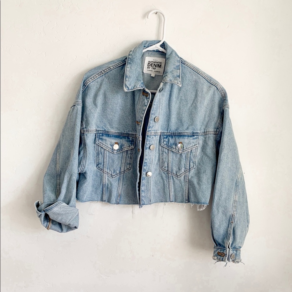 Never Worn, Zara Denim Jacket, cropped